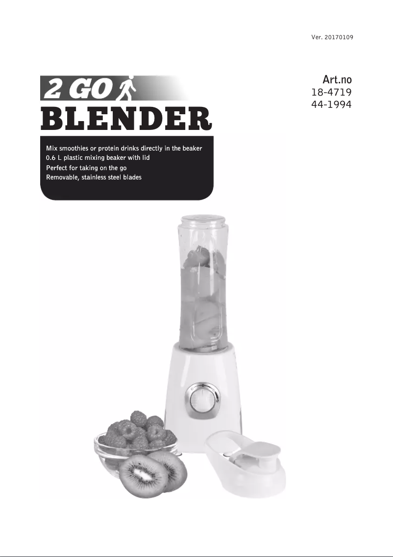 Page 1 de la notice Manuel utilisateur Clas Ohlson BL3326B