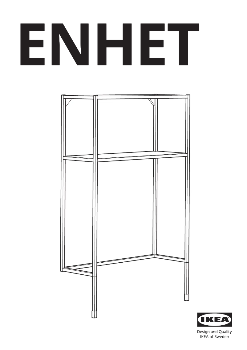 Page 1 de la notice Manuel utilisateur Ikea ENHET 405.160.92