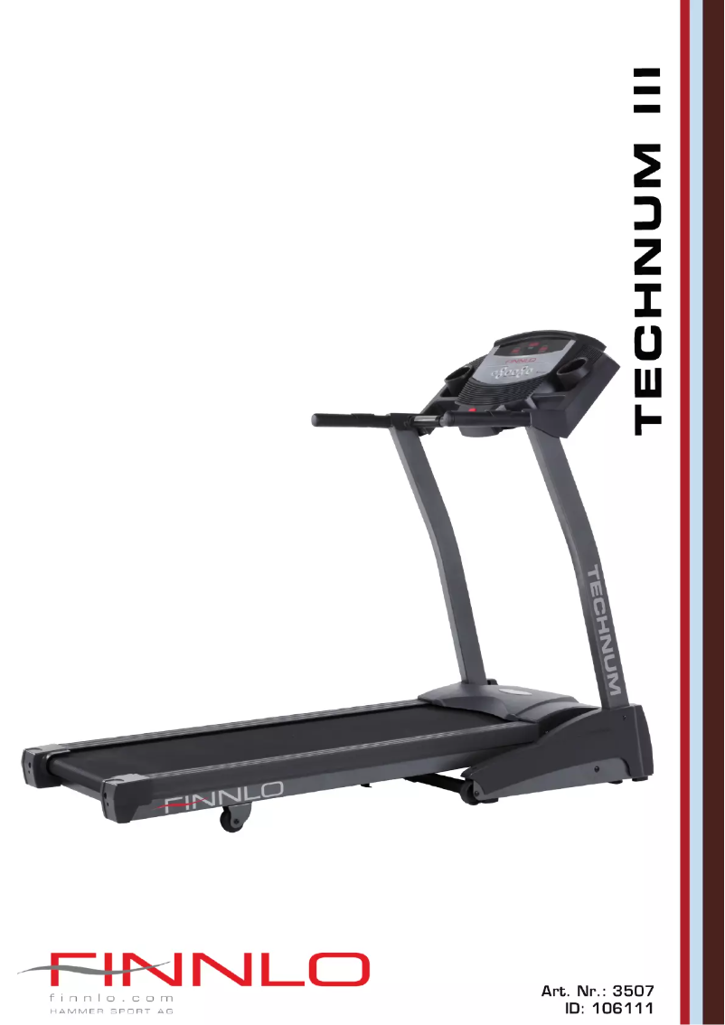 Image de la première page du manuel de l'appareil 3507 Technum III