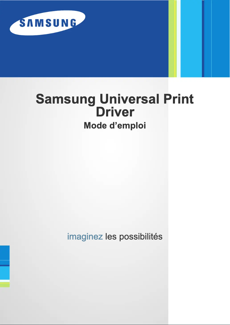 Page 1 de la notice Manuel utilisateur Samsung ML-1915