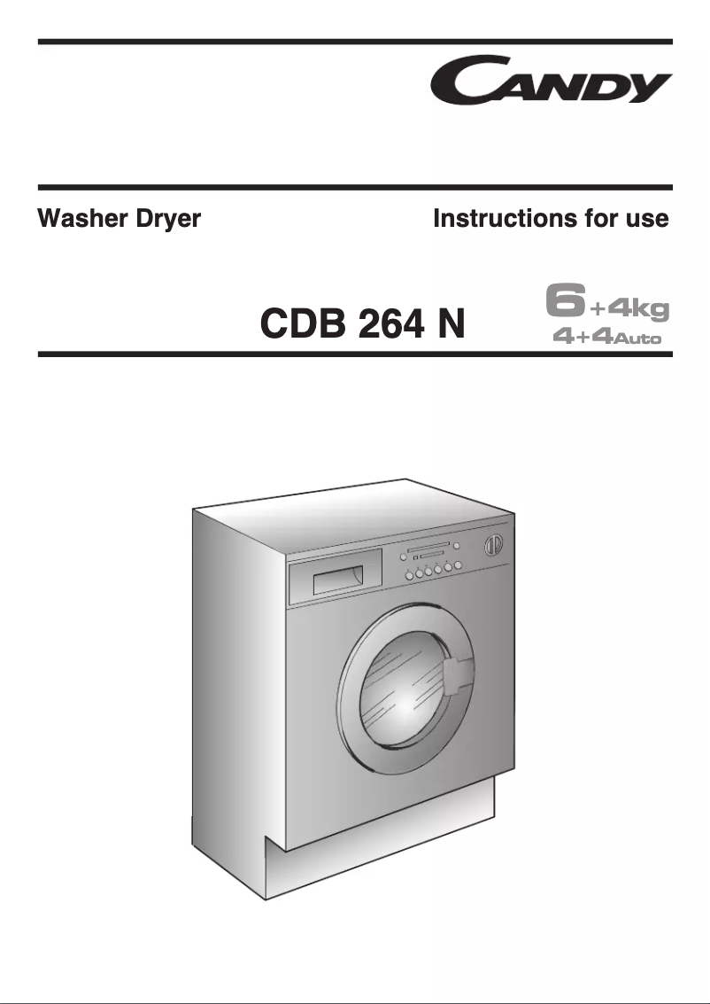 Image de la première page du manuel de l'appareil CDB 264N