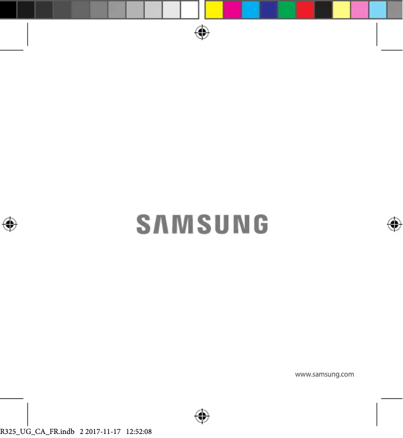 Image de la première page du manuel de l'appareil Gear VR