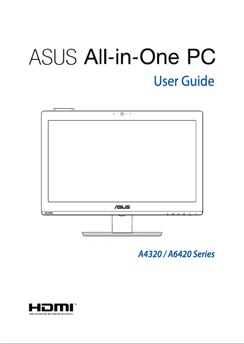 Page n°1 - Manuel utilisateur Asus PRO A6420