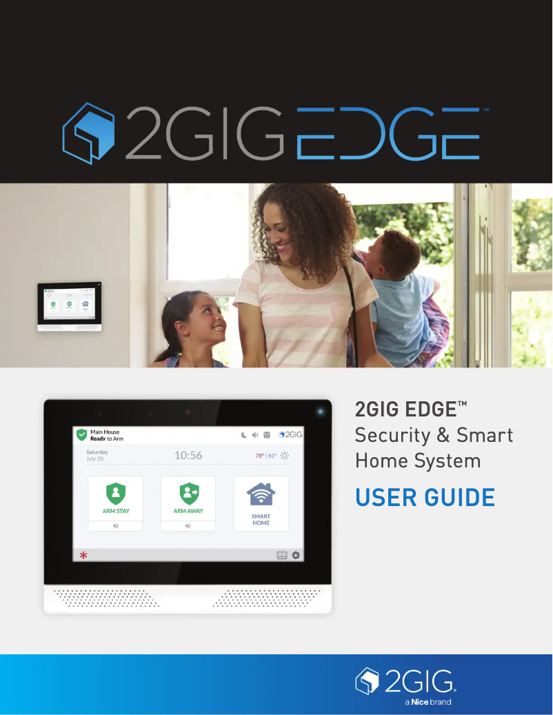 Page 1 de la notice Manuel utilisateur 2GIG EDGE