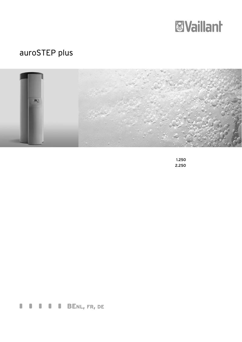 Page 1 de la notice Manuel utilisateur Vaillant AuroSTEP plus 2.250