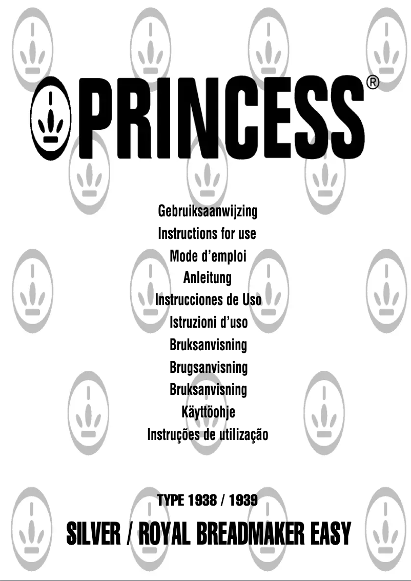 Page 1 de la notice Manuel utilisateur Princess Silver 1938