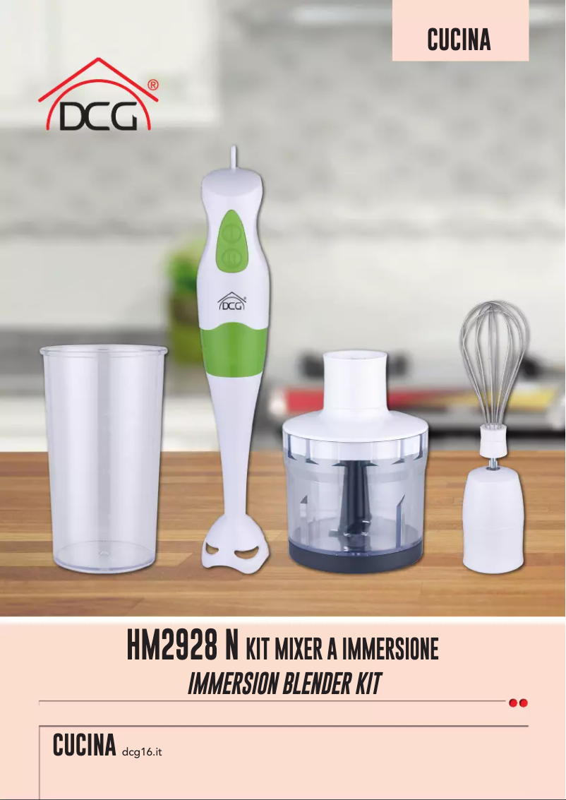 Página 1 del manual Manual de usuario DCG HM2928 N