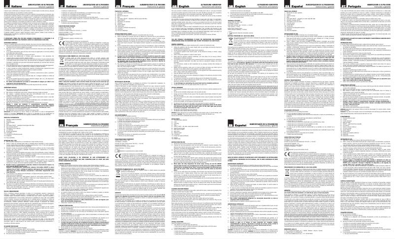 Page 1 de la notice Manuel utilisateur Laica HI3012