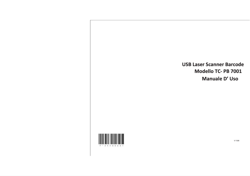 Page 1 de la notice Manuel utilisateur Tecno TC-BC 7001