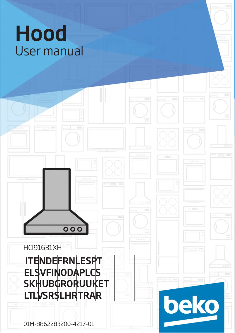 Image de la première page du manuel de l'appareil HCI91631XH