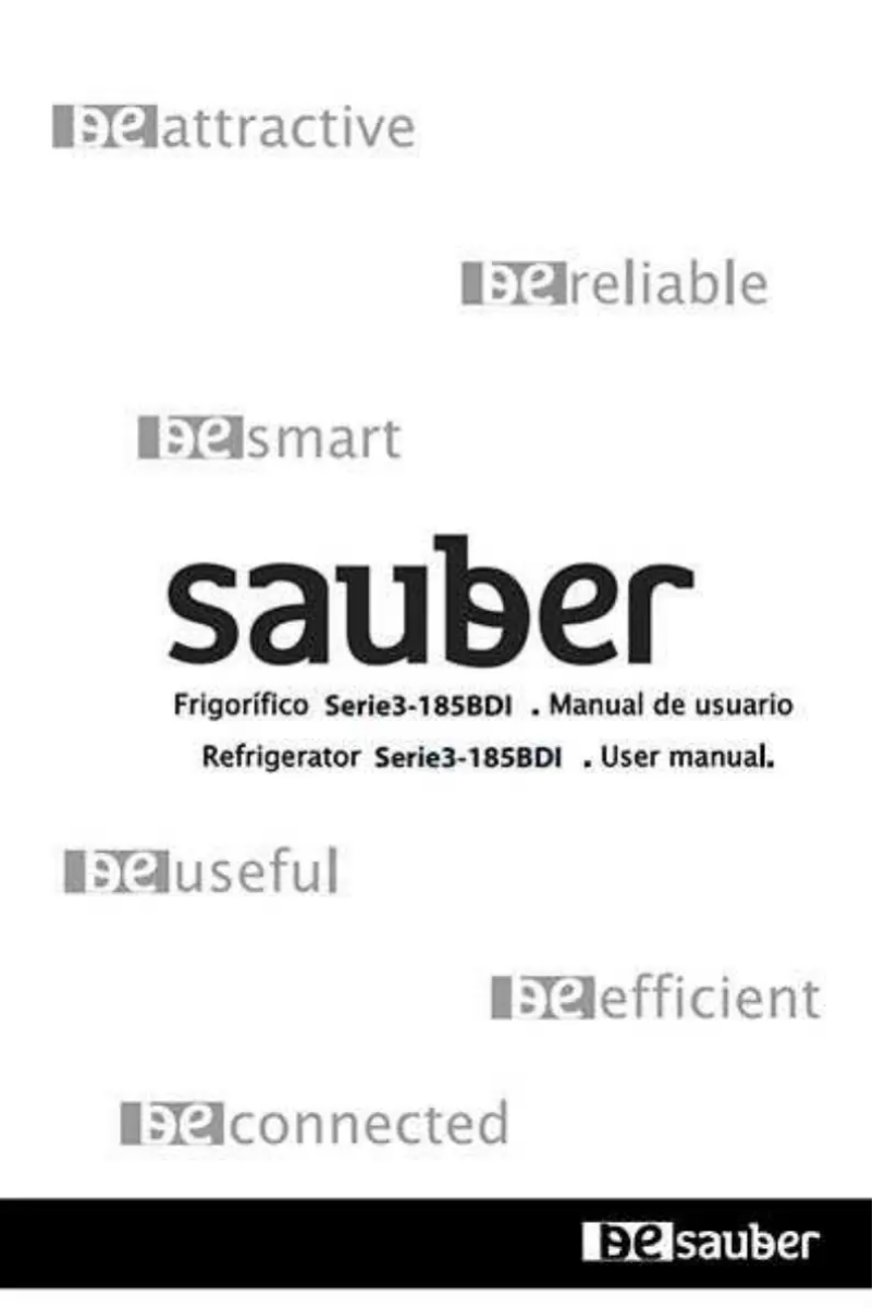 Page 1 de la notice Manuel utilisateur Sauber SERI3-185BDI