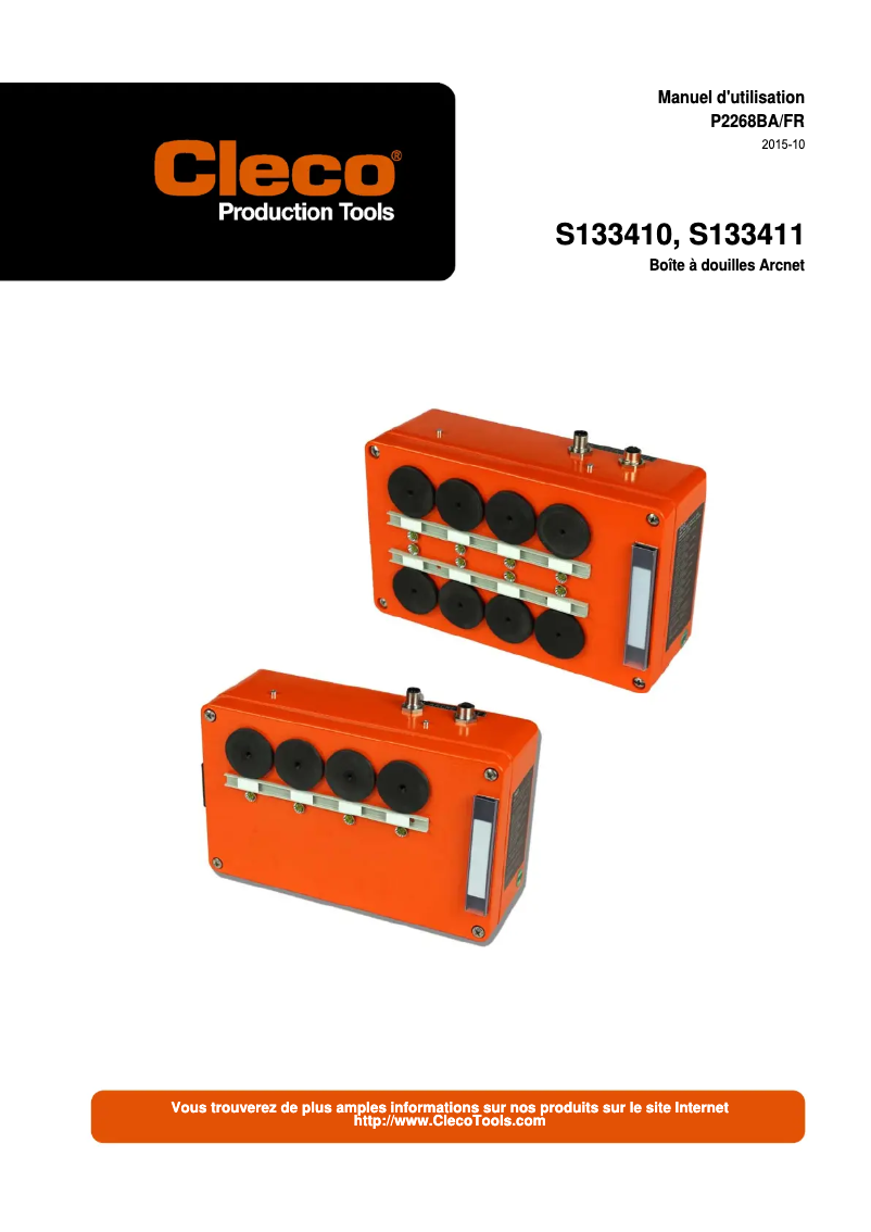 Page 1 de la notice Manuel utilisateur Cleco S133410