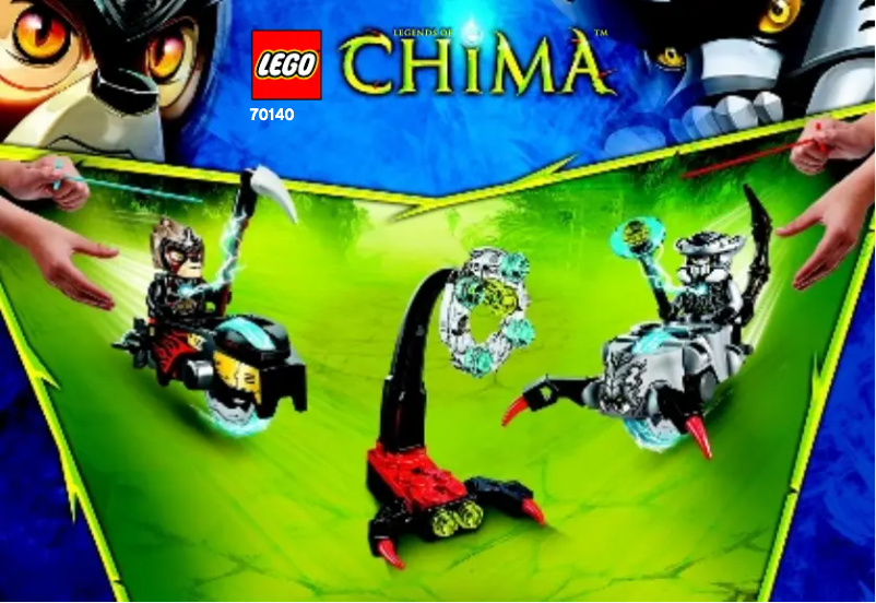 Page 1 de la notice Manuel utilisateur Lego Chima 70140