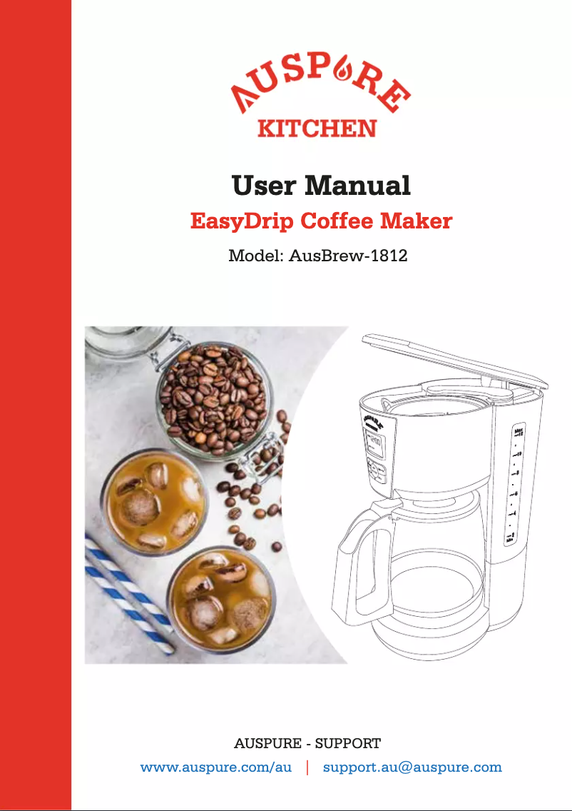 Image de la première page du manuel de l'appareil AusBrew-1812