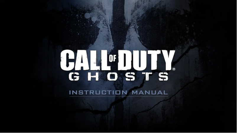 Image de la première page du manuel de l'appareil Call of Duty - Ghosts