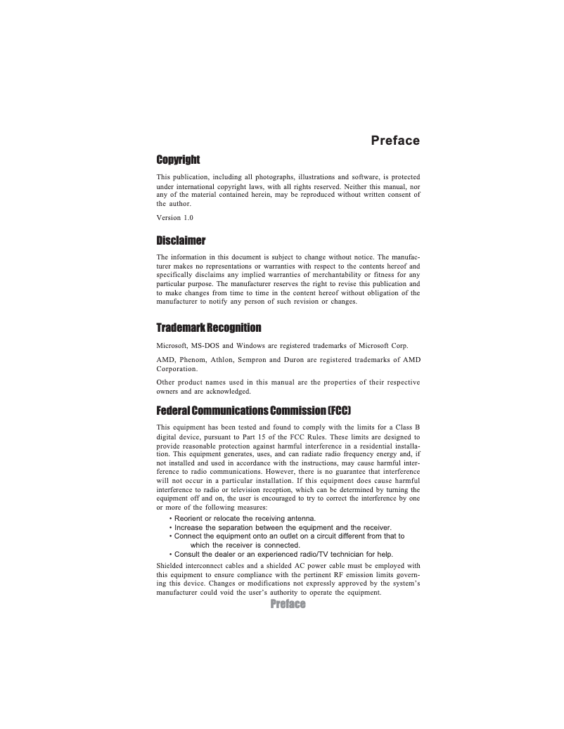 Page 1 de la notice Manuel utilisateur ECS A780LM-M