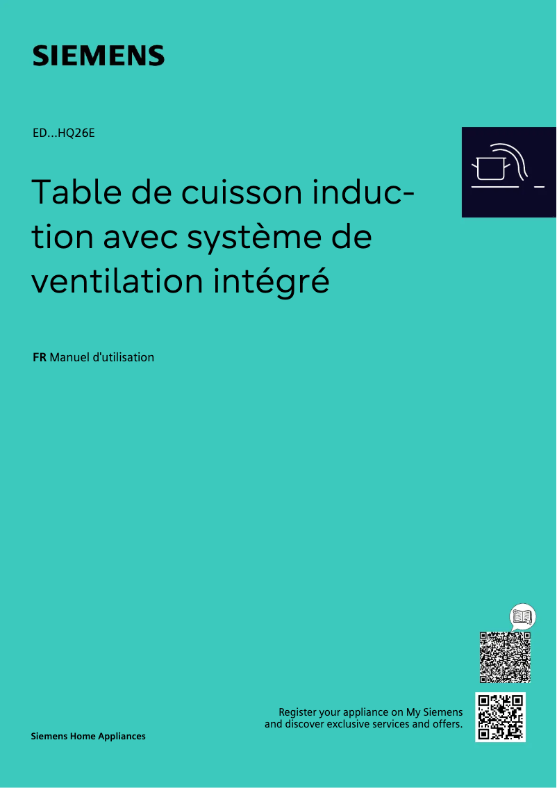 Página 1 del manual Manual de usuario Siemens ED807HQ26E