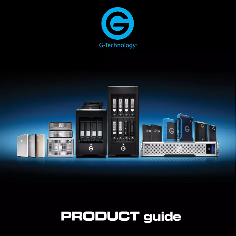 Page 1 de la notice Manuel utilisateur Western Digital G-DRIVE mobile