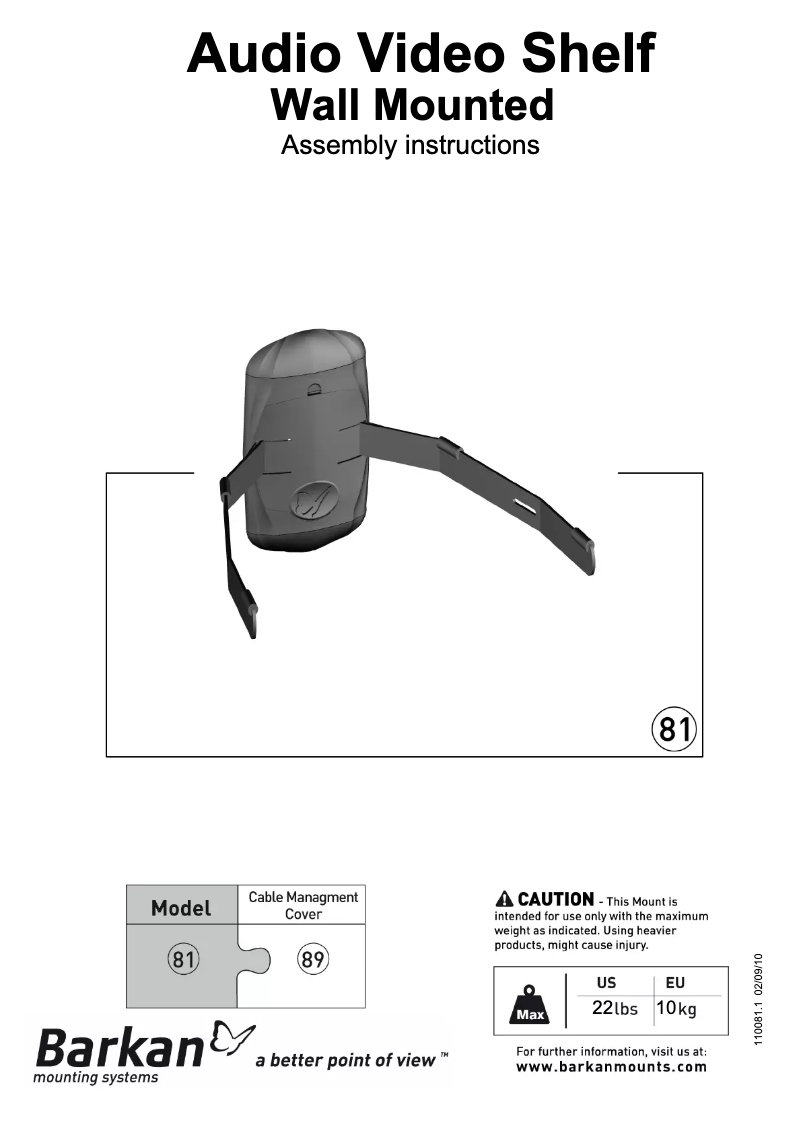 Image de la première page du manuel de l'appareil 81B