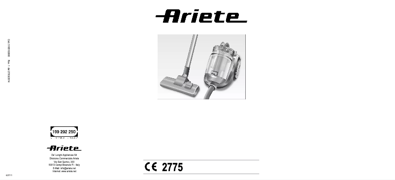 Página 1 del manual Manual de usuario Ariete 2775