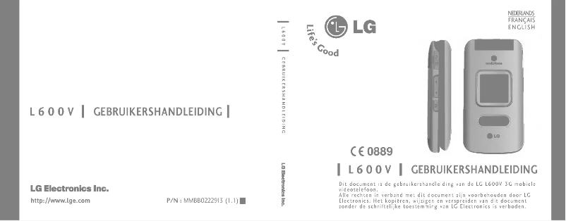 Page n°1 - Manuel utilisateur LG L600V