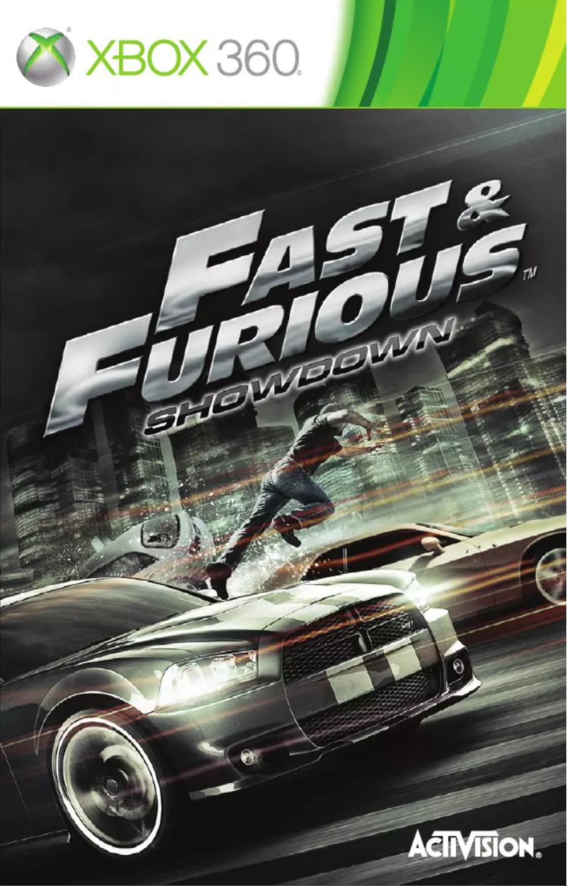 Image de la première page du manuel de l'appareil Fast and Furious - Showdown (Xbox 360)