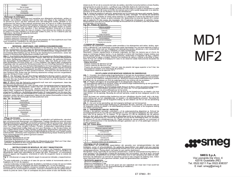 Image de la première page du manuel de l'appareil MF2