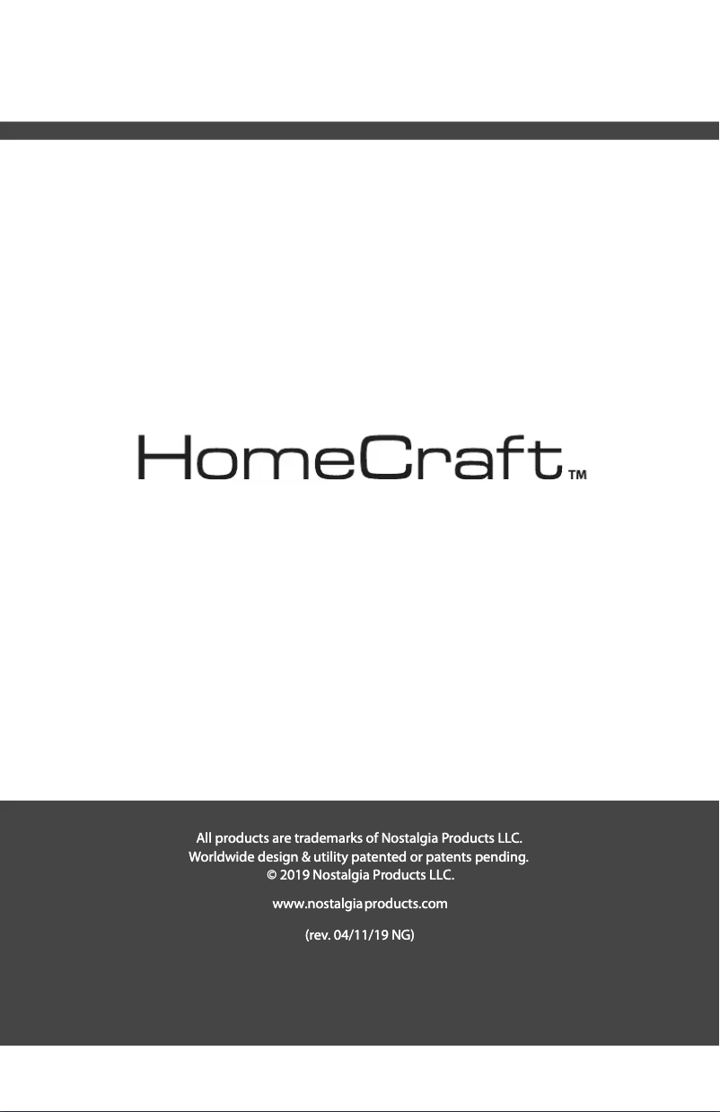 Page 1 de la notice Manuel utilisateur HomeCraft DCBS15