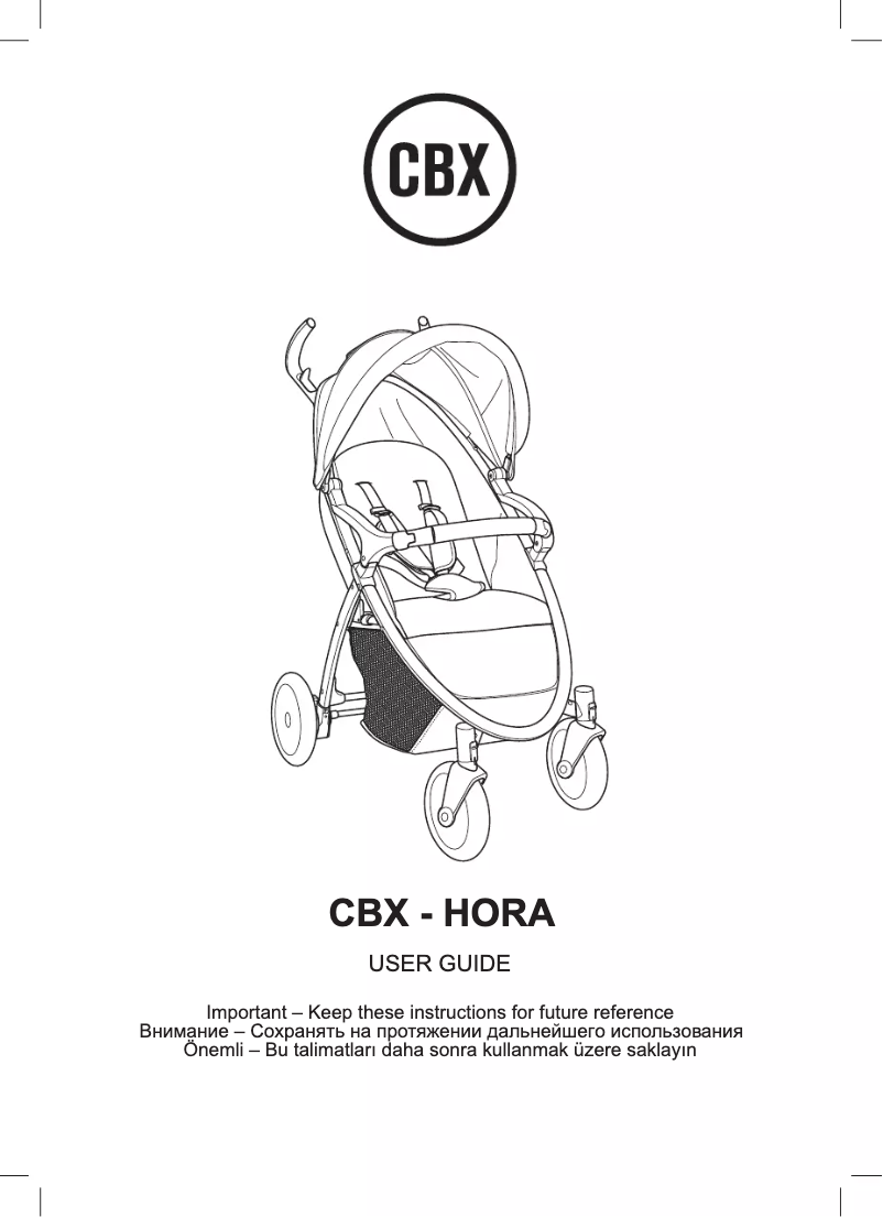 Page 1 de la notice Manuel utilisateur Cybex Hora