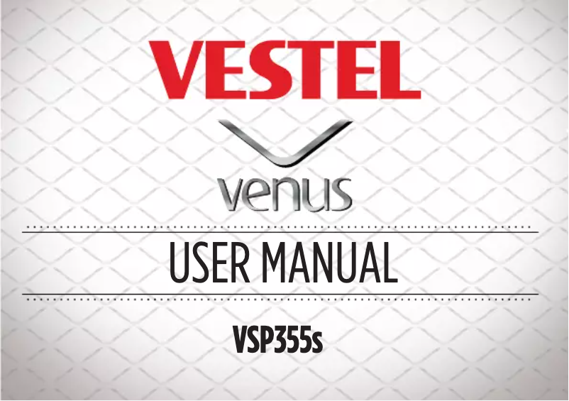 Page 1 de la notice Manuel utilisateur Vestel Venus VSP355s