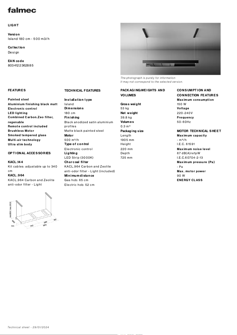 Image de la première page du manuel de l'appareil Light