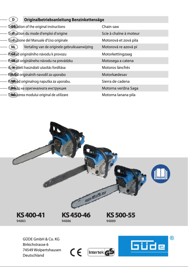 Image de la première page du manuel de l'appareil KS 400-41