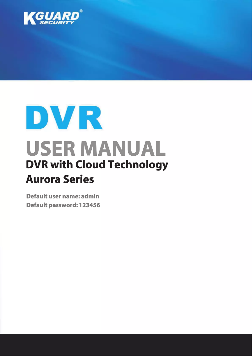Página 1 del manual Manual de usuario Kguard AR421-CKT001