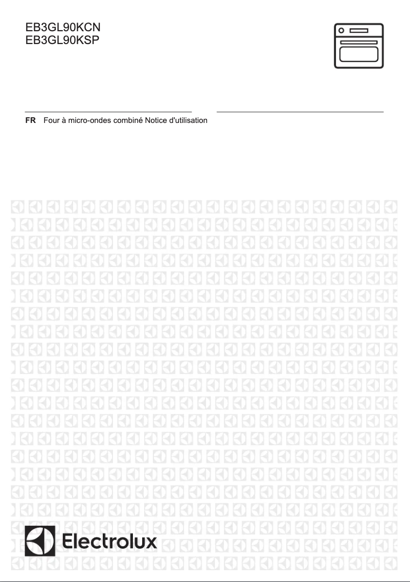 Page 1 de la notice Manuel utilisateur Electrolux EB3GL90KCN