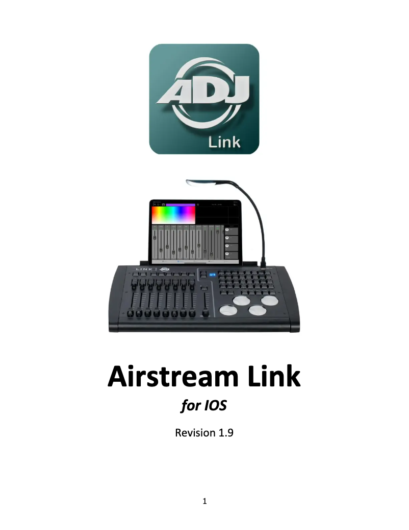 Image de la première page du manuel de l'appareil LINK