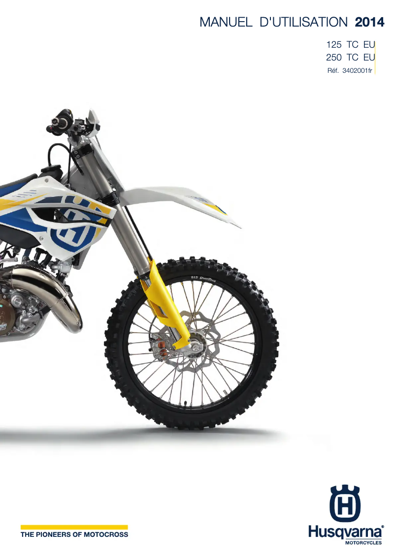 Image de la première page du manuel de l'appareil TC 125 (2014)