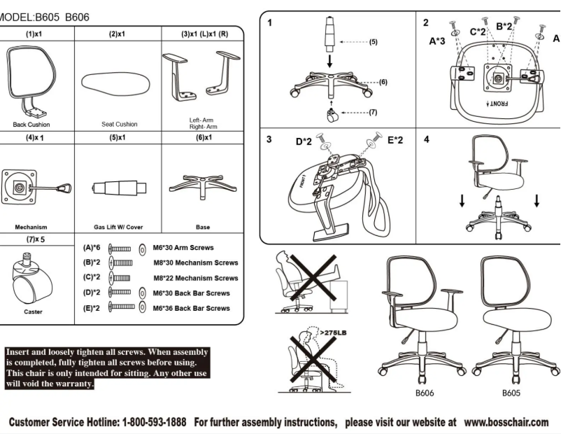 Image de la première page du manuel de l'appareil B8999