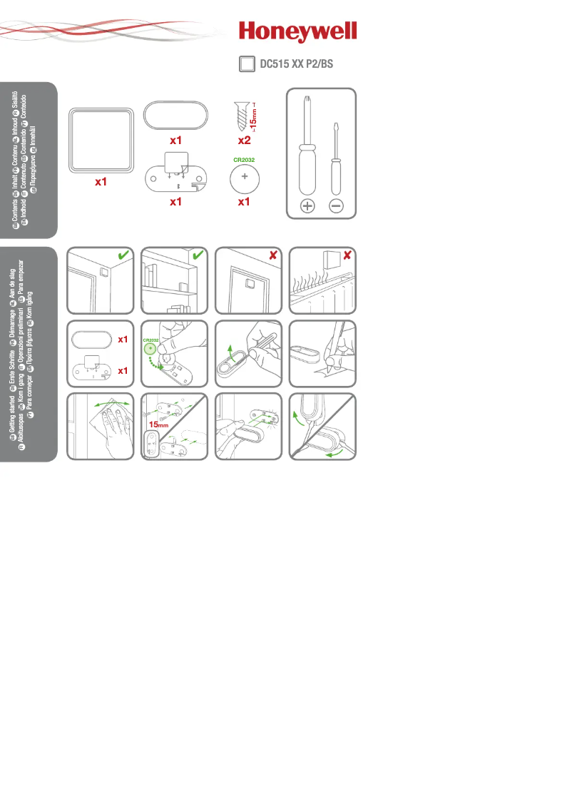 Image de la première page du manuel de l'appareil DC515SP2