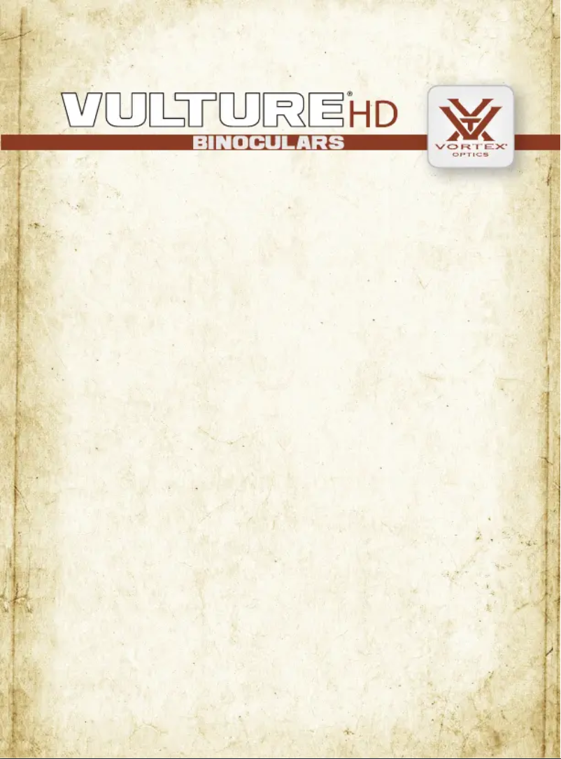 Page 1 de la notice Manuel utilisateur Vortex Vulture HD
