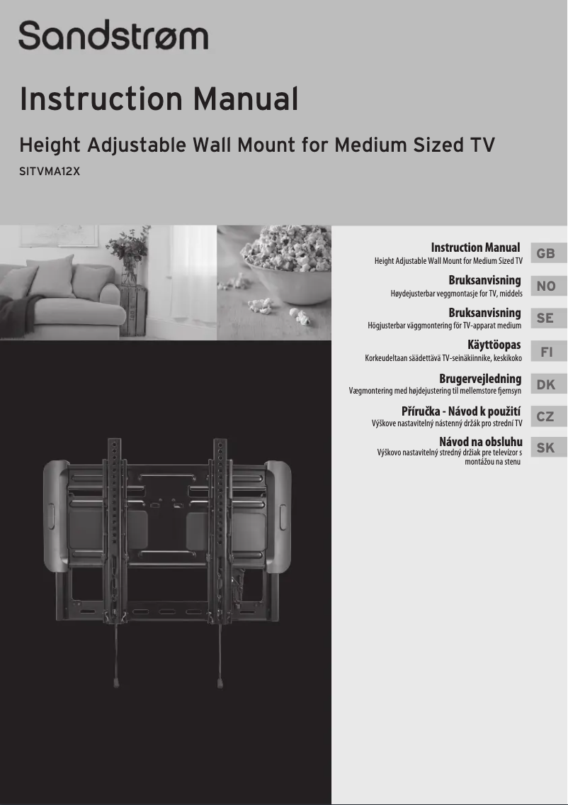 Image de la première page du manuel de l'appareil SITVMA12X