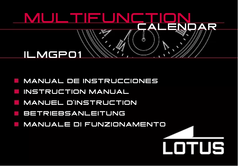 Image de la première page du manuel de l'appareil 18325