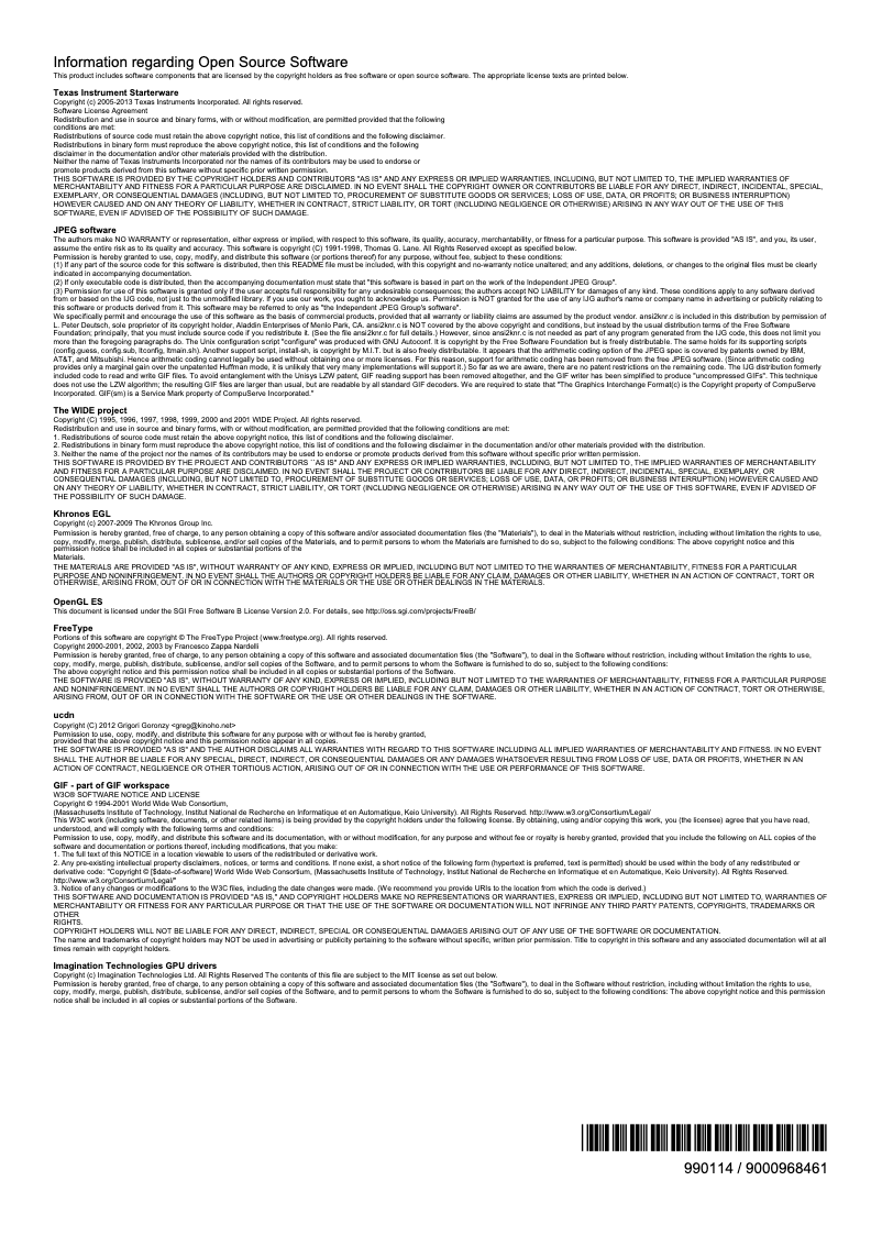 Image de la première page du manuel de l'appareil B57VS24N0