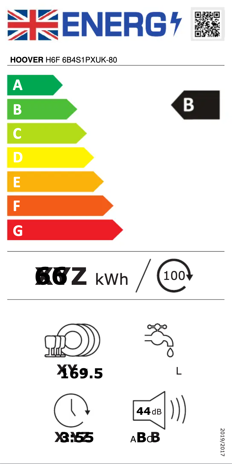 Image de la première page du manuel de l'appareil H6F 6B4S1PXUK-80