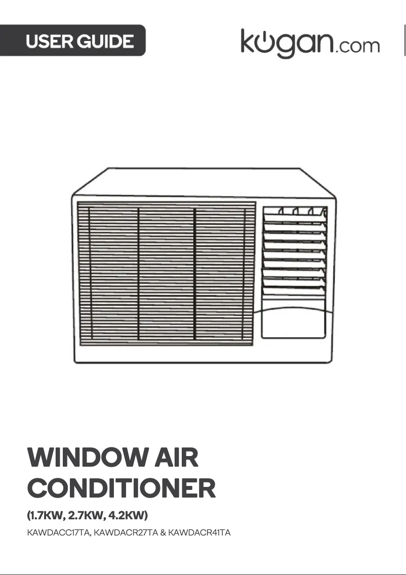 Page 1 de la notice Manuel utilisateur Kogan KAWDACC17TA