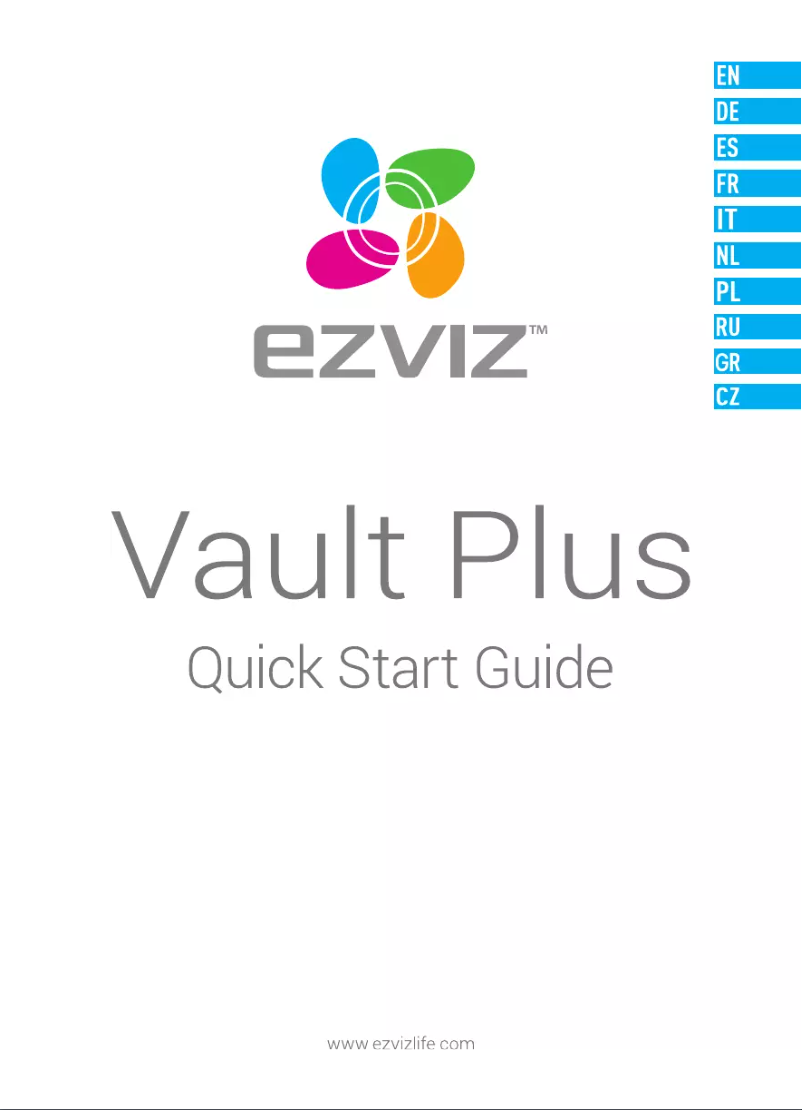 Page n°1 - Manuel utilisateur EZVIZ Vault Plus
