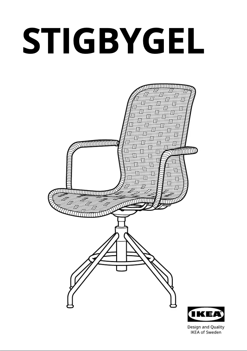 Image de la première page du manuel de l'appareil STIGBYGEL 005.711.94