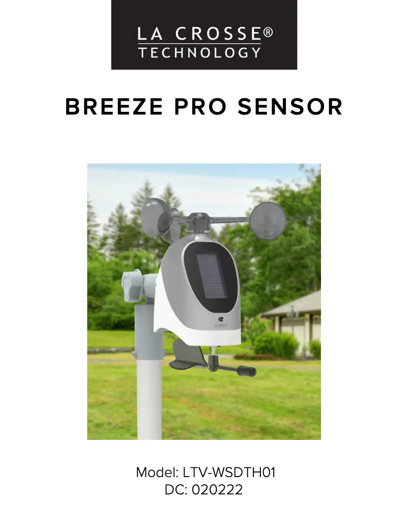 Página 1 del manual Manual de usuario La Crosse Technology LTV-WSDTH01