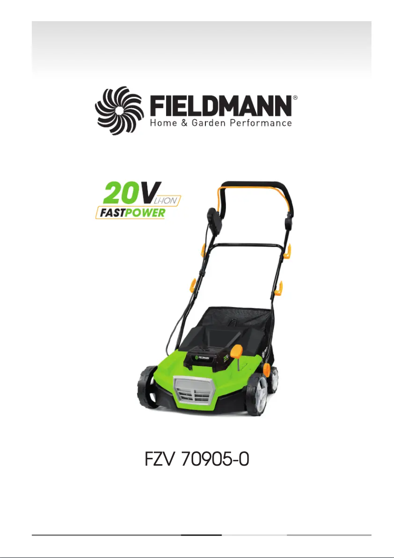 Page n°1 - Manuel utilisateur Fieldmann FZV 70905-0