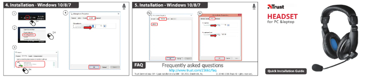 Page 1 de la notice Manuel utilisateur Trust 21661