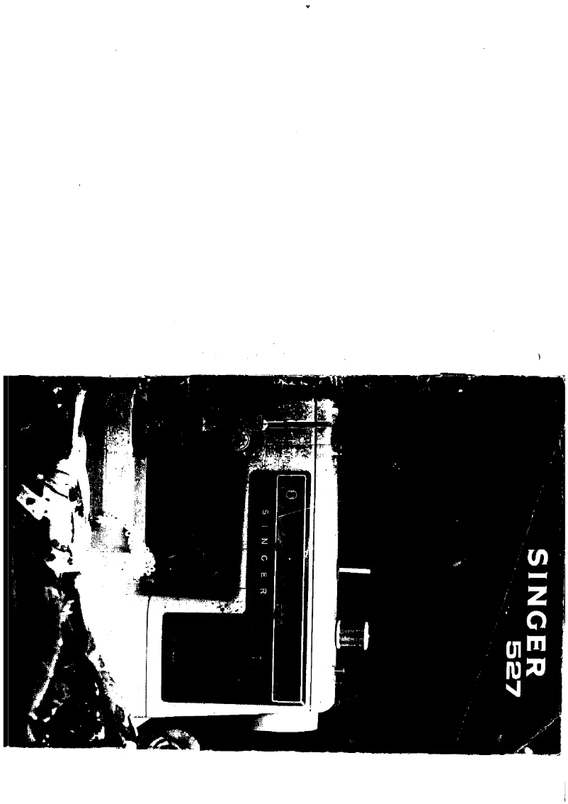 Page n°1 - Manuel utilisateur Singer 527